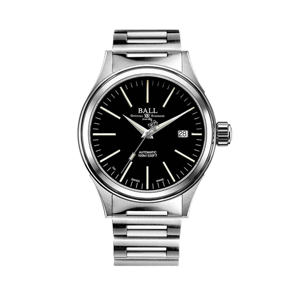 BALL Watch Fireman Enterprise 40mm - Black on Bracelet NM2098C-S20J-BK 40 mm kol saati