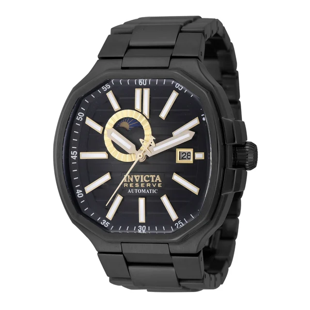 Invicta Open Box Reserve Objet D Art Louvera Automatic Watch - 45mm. Black (AIC-45578) kol