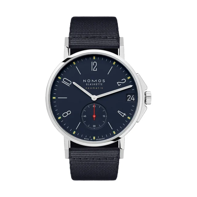 NOMOS Glashütte Ahoi Neomatik Date 38mm - Atlantic Blue on Textile Strap 528 kol saati
