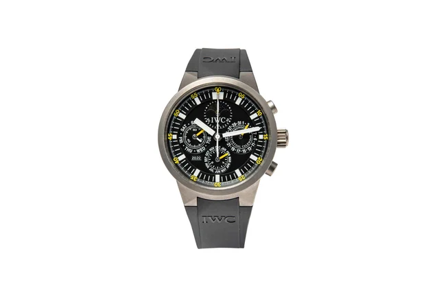 IWC IWC, REF. 3756, GST PERPETUAL CALENDAR MOON-PHASE CHRONOGRAPH, TITANIUM kol saati