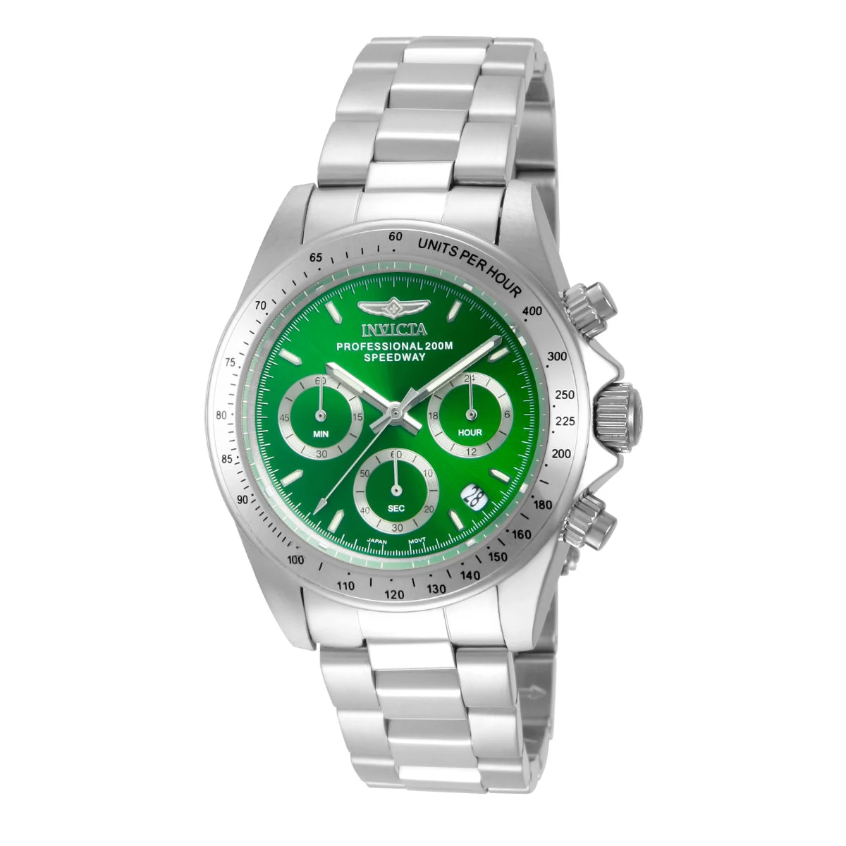 Invicta Speedway Torvane Watch - 39.5mm. Steel (14384) 39.5 mm kol saati