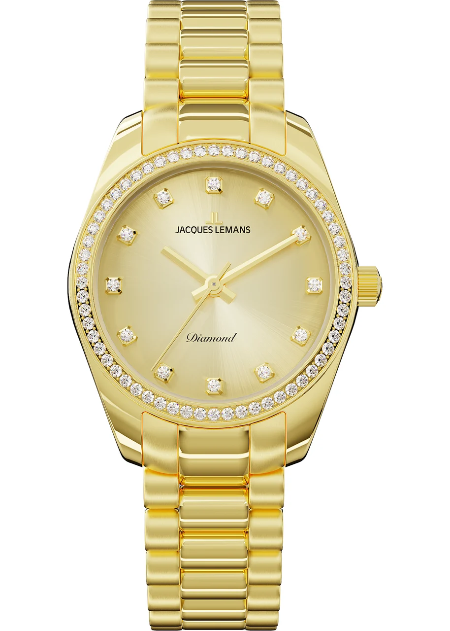 Jacques Lemans Diamond Watches D-11D 32 mm kol saati