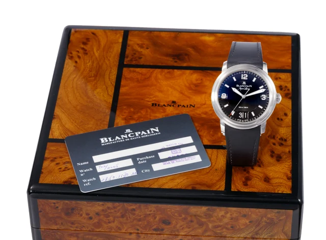 Blancpain BLANCPAIN REF. 2850.1130.AN, LEMAN AQUA LUNG, STEEL, LIMITED 702/2005 kol saati