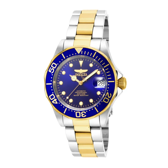 Invicta Pro Diver Calyra Automatic Watch - 40mm. Steel. Gold (17042) kol saati