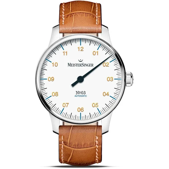 Meistersinger White BM9901G 38 mm kol saati