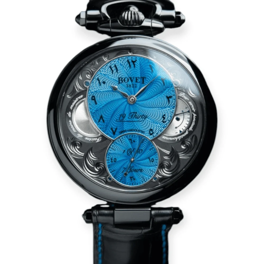 Bovet Fleurier 1 of 60 Dubai Limited Edit Pre-Owned Bovet 19Thirty Fleurier 1 of 60 Dubai Limited Edit 42 mm kol saati