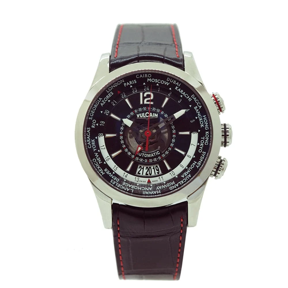 Vulcain Revolution Dual-Time VU210129.192LF 42 mm kol saati
