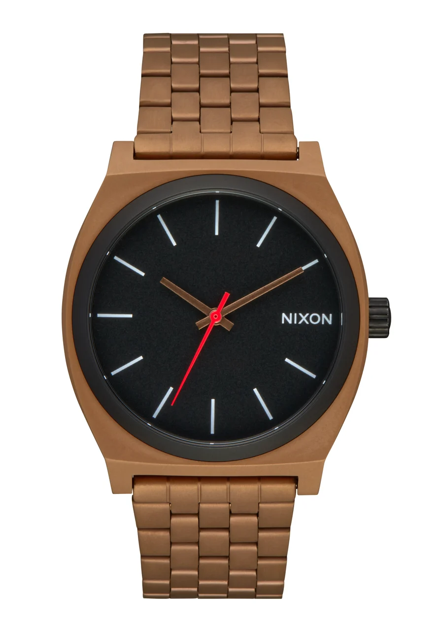 Nixon US Time Teller - Bronze / Black A045-5145-00 37 mm kol saati