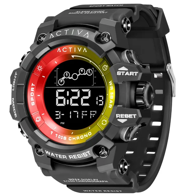 Invicta Open Box Activa Summit X Digital Watch - 50mm. Black (AIC-ACW8082-007) kol saati