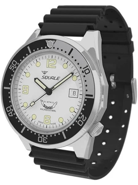 Squale Meter Professional Swiss ETA Automatic Dive Watch #1521-026-S 42 mm kol saati