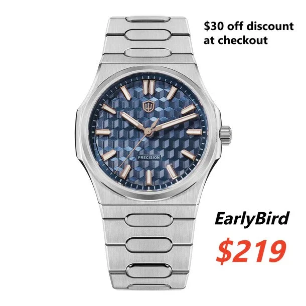 Cronos Watch Store Watchdives Premier WD0016B Square-Block Faceted Dial Original Design watchdives-premier-wd0016b-square-block-faceted-dial-original-design 44.2 mm kol saati