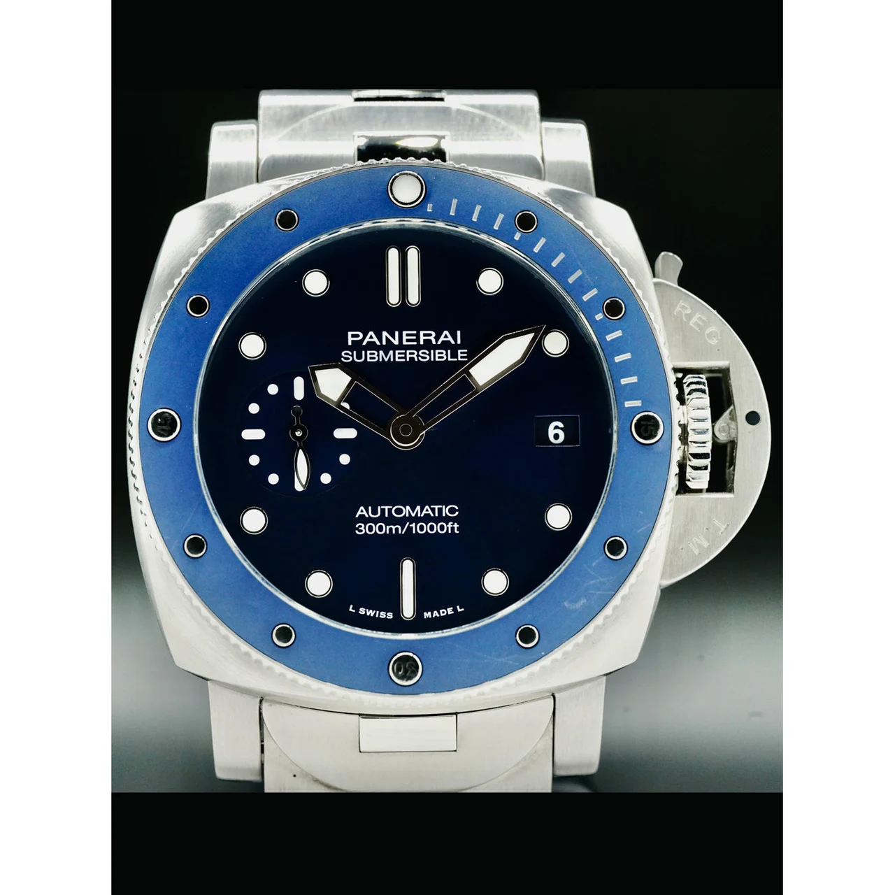 Panerai Submersible Blue Notte PAM01068 210000036360 42 mm kol saati