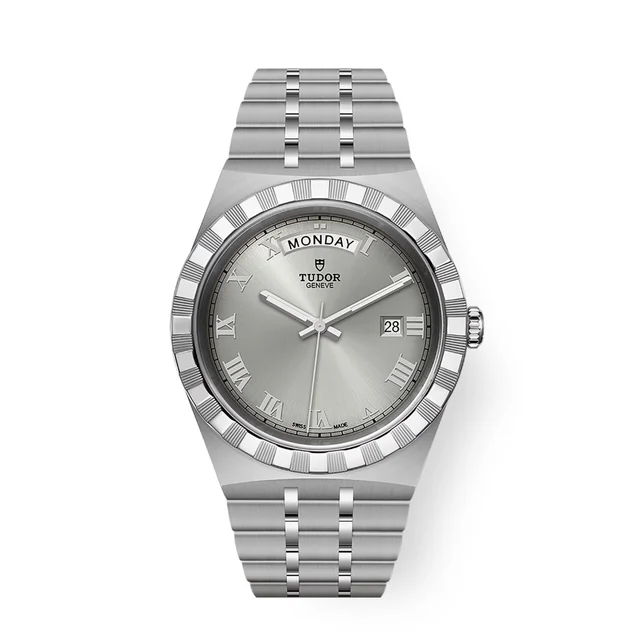 Tudor Royal M28600-0001 41mm Silver Sunray-Finish Dial Steel kol saati