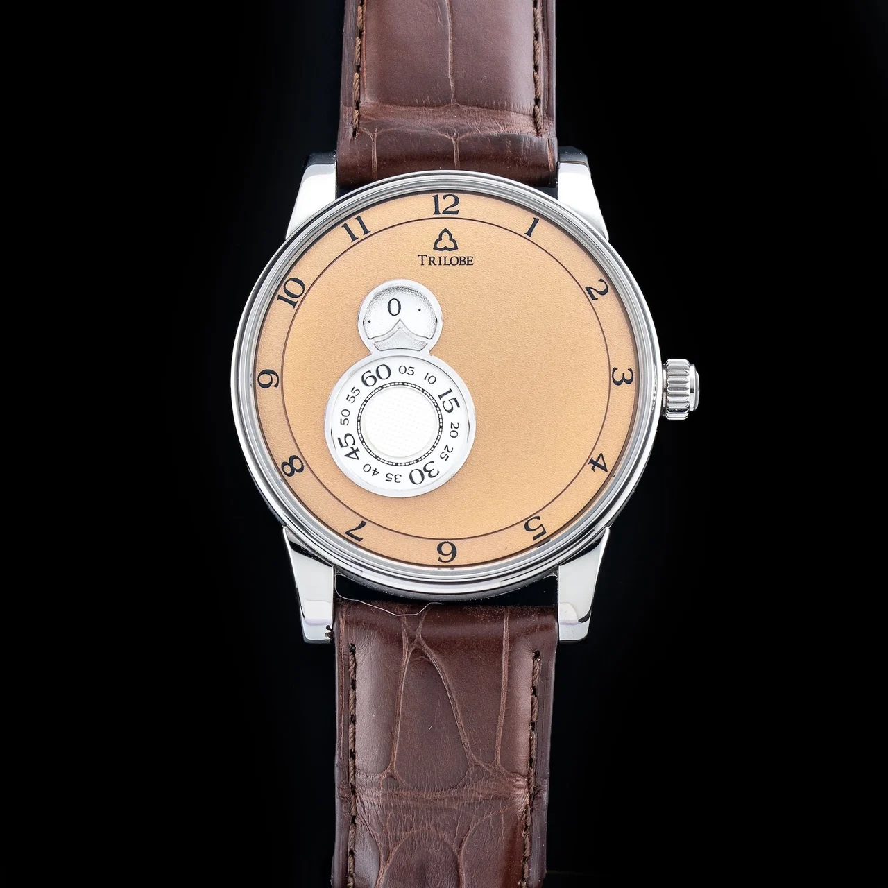 Trilobe Nuit Fantastique Grained Dune Titanium 38.5mm 210009N35081 38.5 mm kol saati