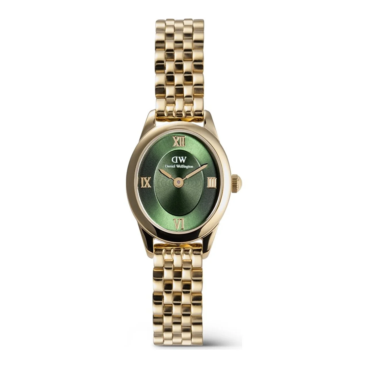 DANIEL WELLINGTON Ophelia Mini Emerald Gold DW00600804 22 mm kol saati