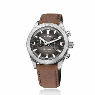 EDOX Chronorally 10116-3-GRIDN 40 mm kol saati
