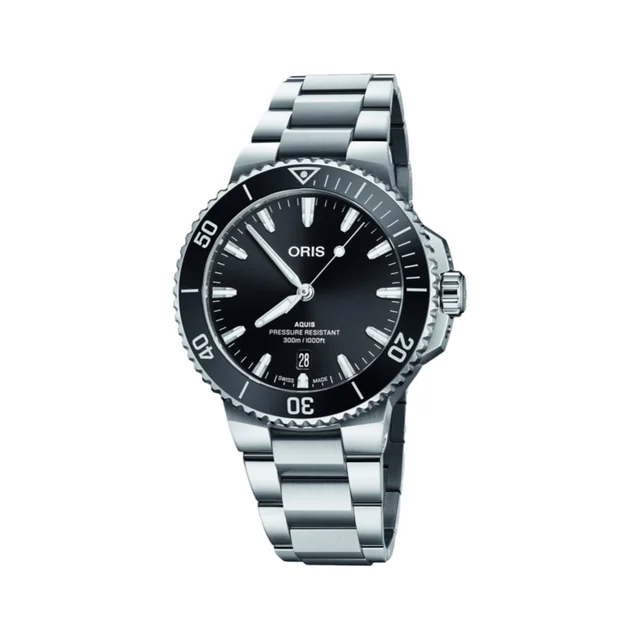 Oris Aquis Date 2024 41.5mm - Black on Bracelet 733 7787 4154-07 8 22 04PEB kol saati