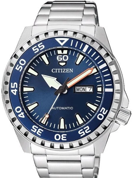 Citizen Automatic Sport Watch with Stainless Steel Bracelet #NH8389-88L kol saati