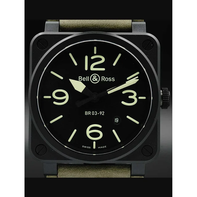 Bell & Ross Nightlum BR0392-BL3-CE/SCA 210000023741 kol saati
