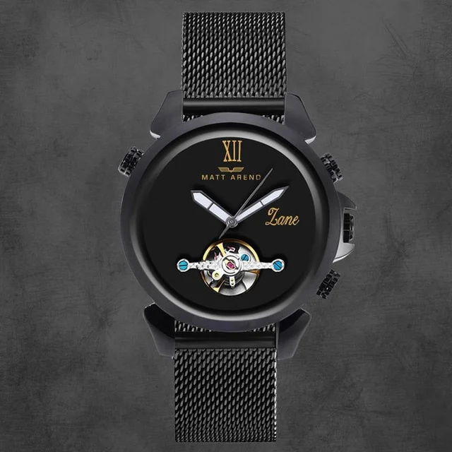 Matt Arend Andaluz Black / Gold MA 883 Andaluz Black / Gold kol saati