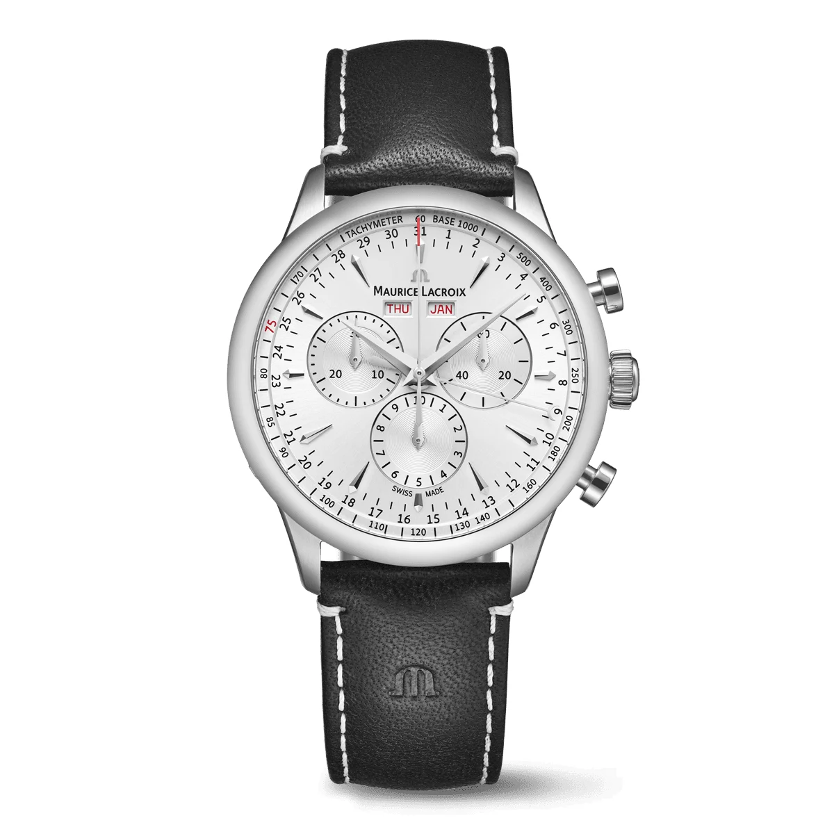 Maurice Lacroix Quartz Chronograph Day Date Limited Edition 751138-SS001-130-2 40 mm kol saati