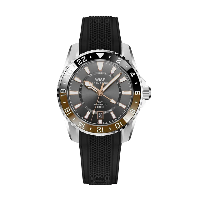 WISE ADAMASCUS ADX120 True GMT FKM Rubber Set kol saati