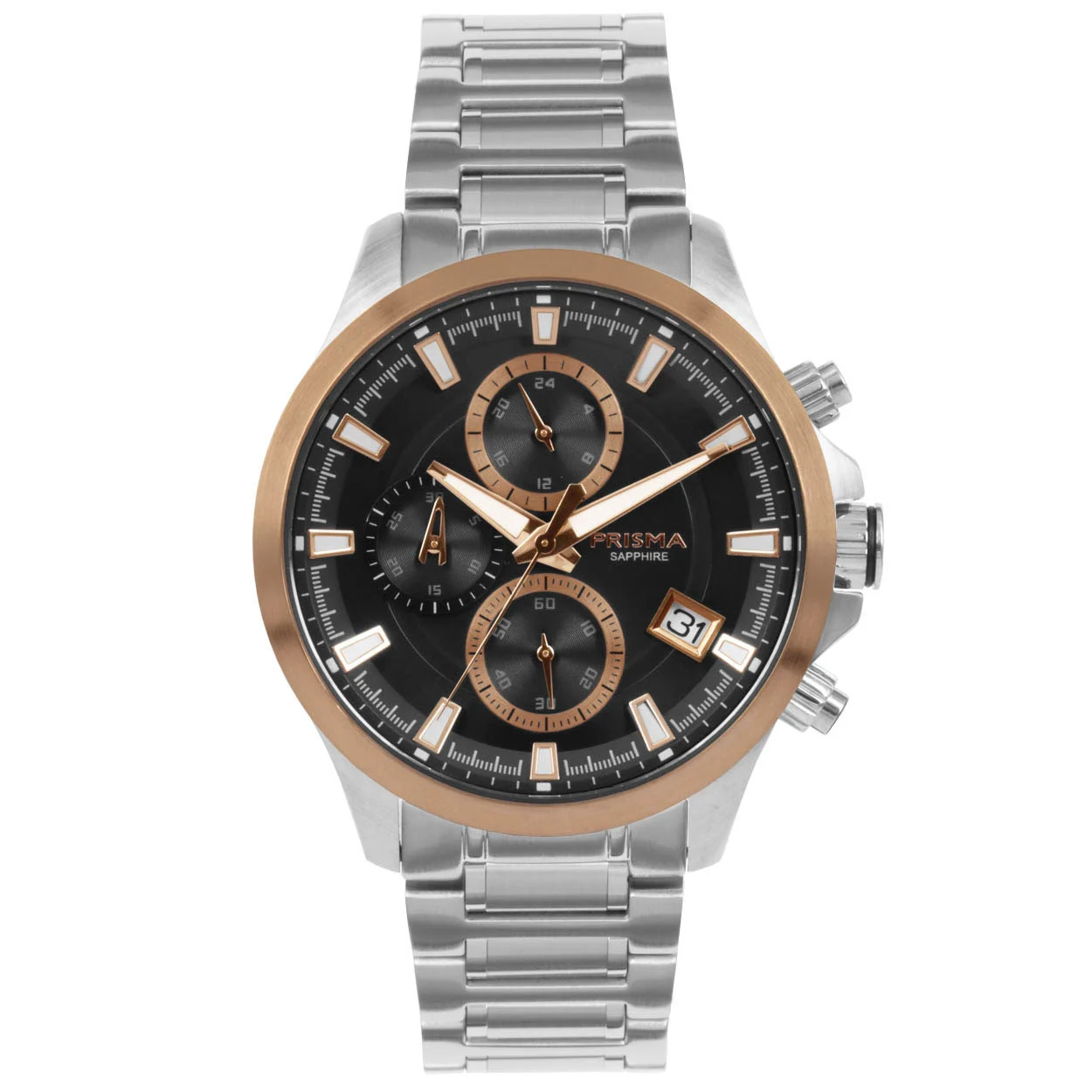 Prisma Tribon P.1332 Rosegold Chronograph 42 mm kol saati