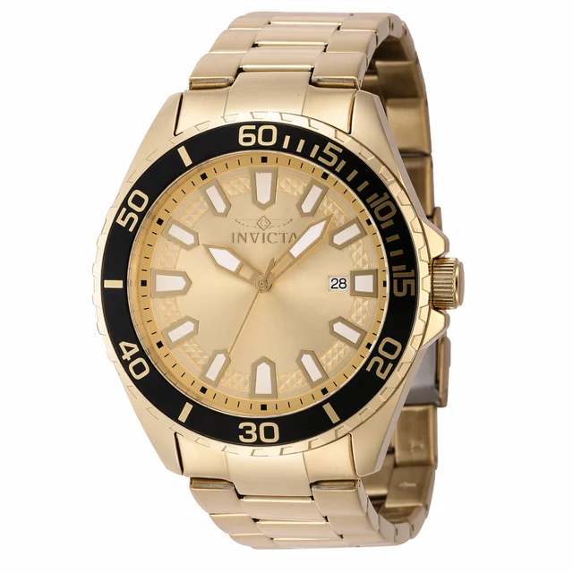 Invicta Pro Diver Tesserix Watch - 46mm. Gold (46279) kol saati