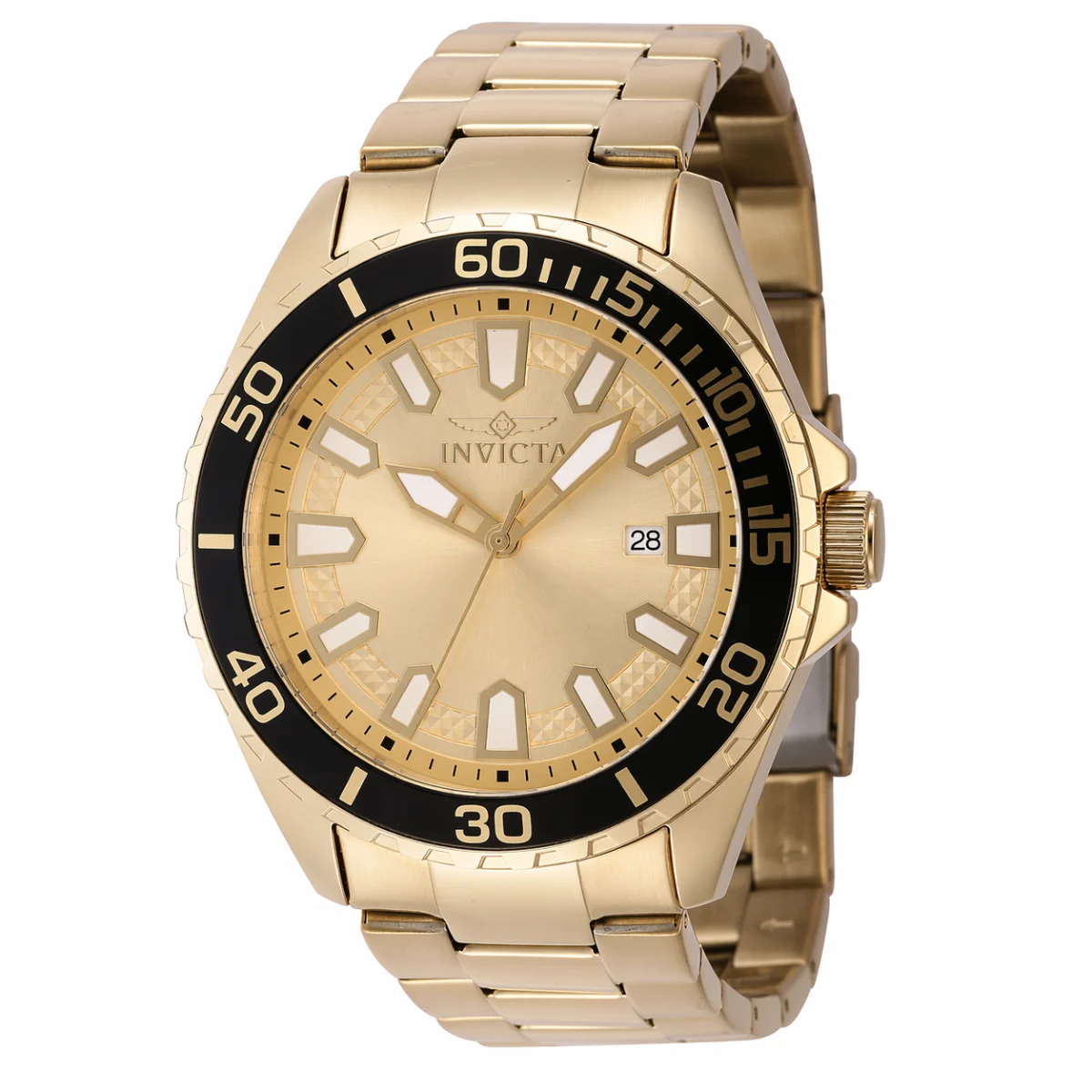 Invicta Pro Diver Tesserix Watch - 46mm. Gold (46279) 46 mm kol saati