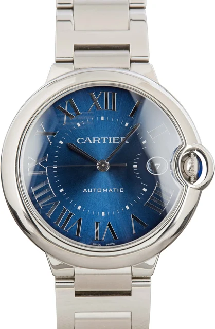 Cartier Ballon Bleu de Ref WSBB0061 Blue Roman Dial kol saati