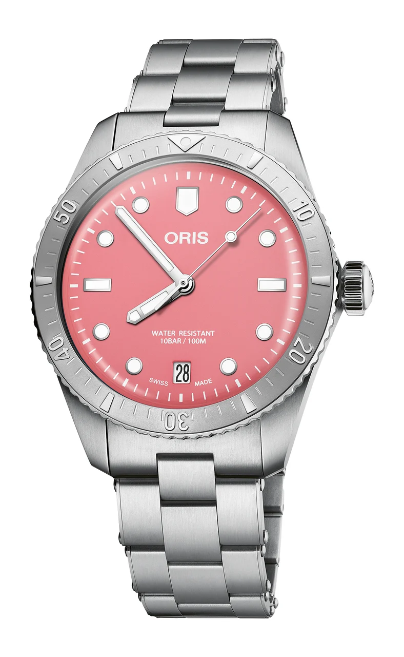 Oris Divers Sixty-Five Cotton Candy 01 733 7771 4058-07 8 19 18 38 mm kol saati