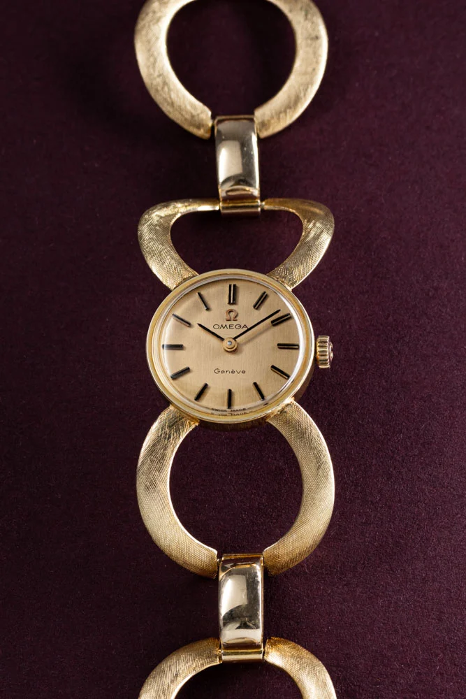 OMEGA Gold Ref. 511.7001 Omega Gold Lady Ref. 511.7001 20 mm kol saati
