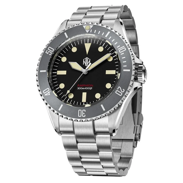 NTH Legends Series Amphion Commando Dive Watch without Date #WW-NTHL-ACKN kol saati