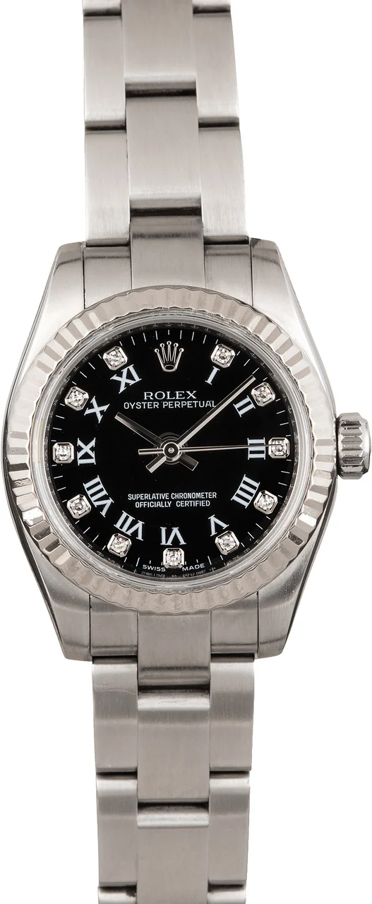 Rolex Oyster Perpetual 176234 Diamond Dial 176234BKRDO 26 mm kol saati