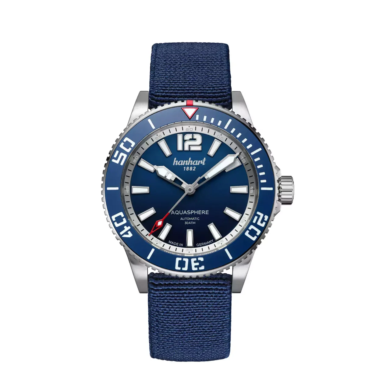 Hanhart Aquasphere H721.202-6428-1-2-1 42 mm kol saati