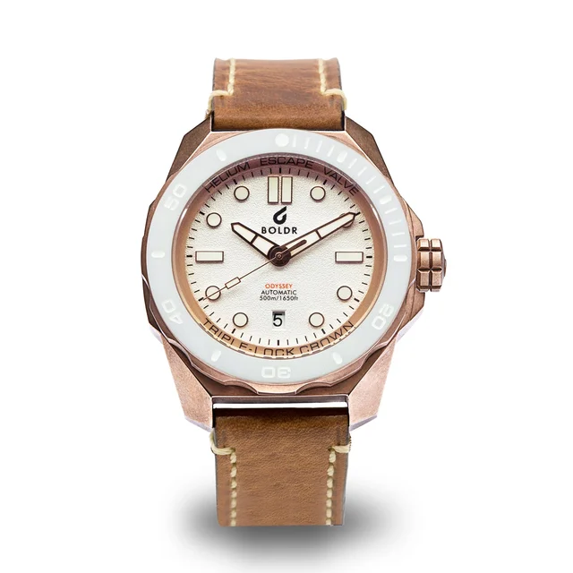 BOLDR Supply Co. Odyssey Bronze White Knight 0032733514295 kol saati
