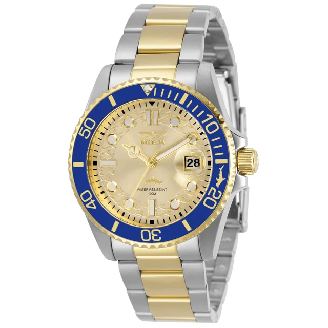 Invicta Pro Diver Currentvale Watch - 38mm, Steel, Gold (30482) kol saati