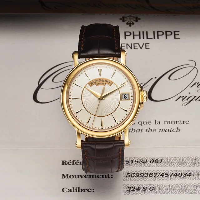 Patek Philippe PATEK PHILIPPE REF. 5153 OFFICER-STYLE YELLOW GOLD kol saati