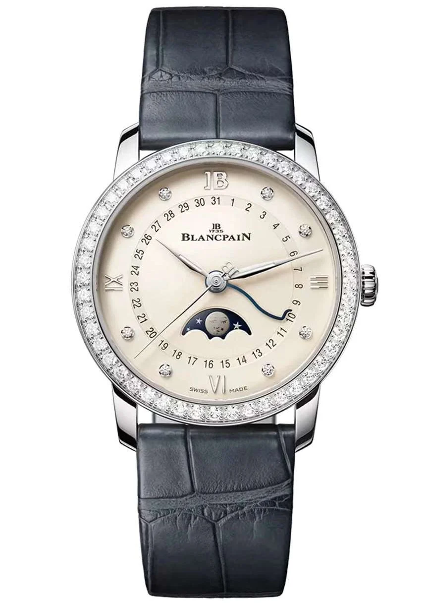 Blancpain Villeret 6126N-4687-55B 33 mm kol saati