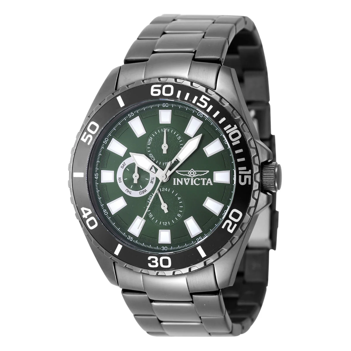 Invicta Pro Diver Ironwave Watch - 46mm. Charcoal (ZG-29930) 46 mm kol saati