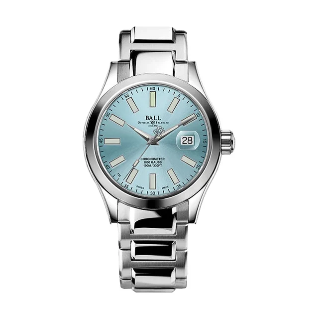 BALL Watch Engineer III Marvelight Chronometer 40mm - Ice Blue on Bracelet NM9026C-S6CJ-IB