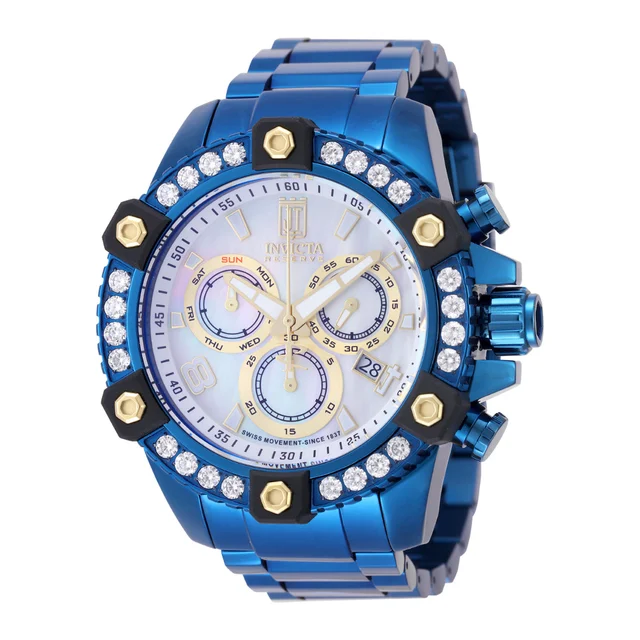 Invicta Zenthos 2.4 CT LG Diamond Swiss Ronda Z60 Caliber Watch w/ Mother of Pearl Dial - 