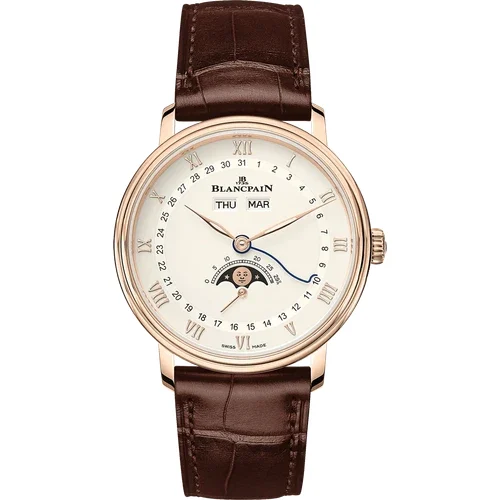 Blancpain Villeret Quantième Complet 6264 3642 55B 38 mm kol saati
