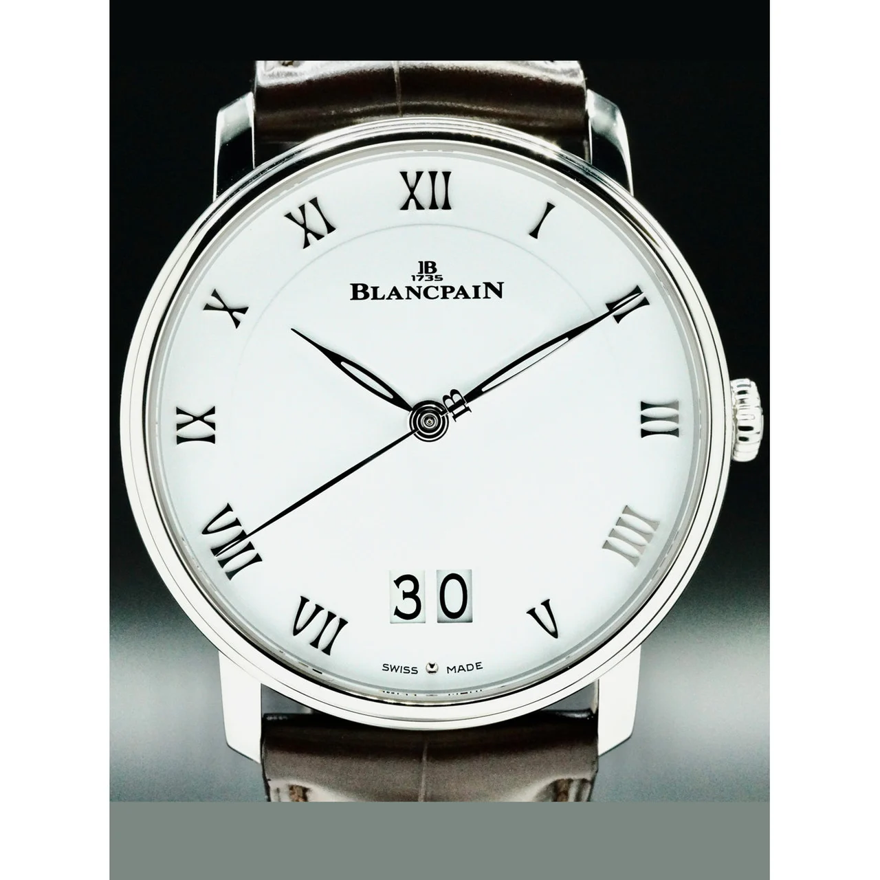Blancpain Villeret SS Auto Grande Date 210000056612 40 mm kol saati