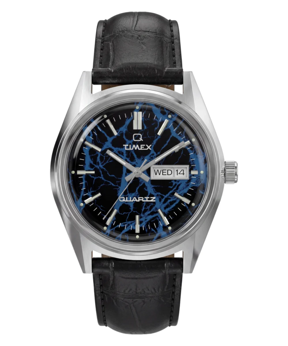 Timex Blue Vega 38mm Leather Strap Watch TW6A33800VQ 38 mm kol saati