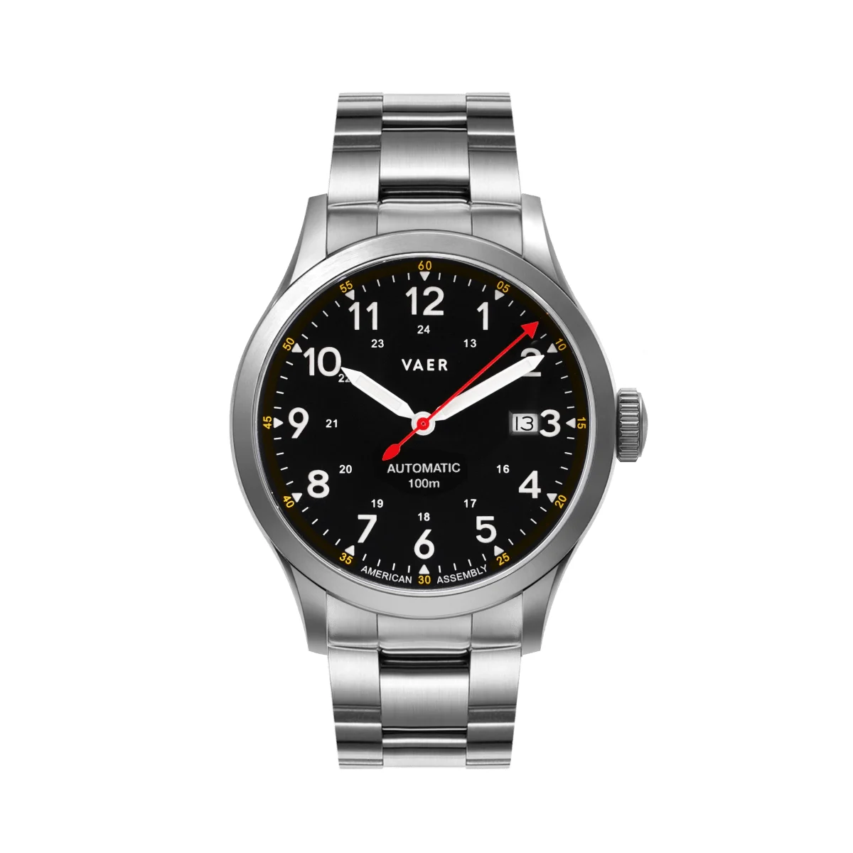 Vaer A5-FB-FKM20BLK-NY20KHA 40 mm kol saati