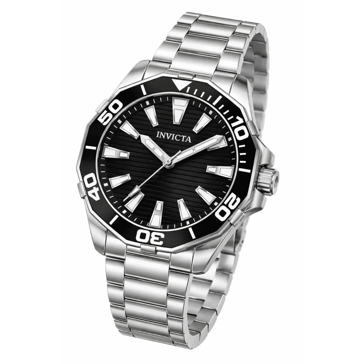Invicta Diver Meridian Watch - 46mm. Steel (69242) 46 mm kol saati