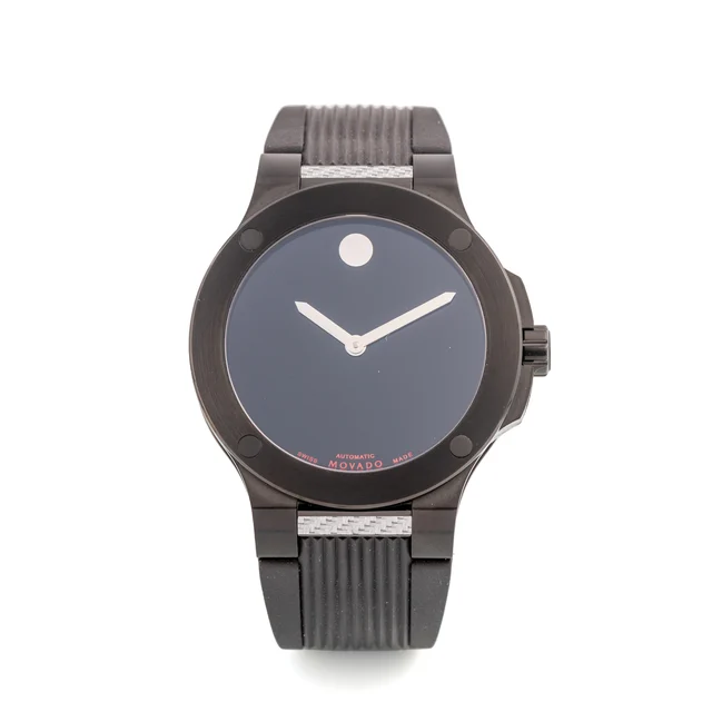 Movado Se Extrem MOVADO SE EXTREM REF. 606390 STEEL BLACK PVD AND TEXALIUM kol saati