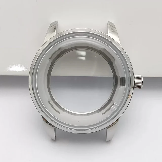 Tandorio cocktail watch case 316 stainless steel Mineral Glass for NH35/36/NH4R/NH38 movem