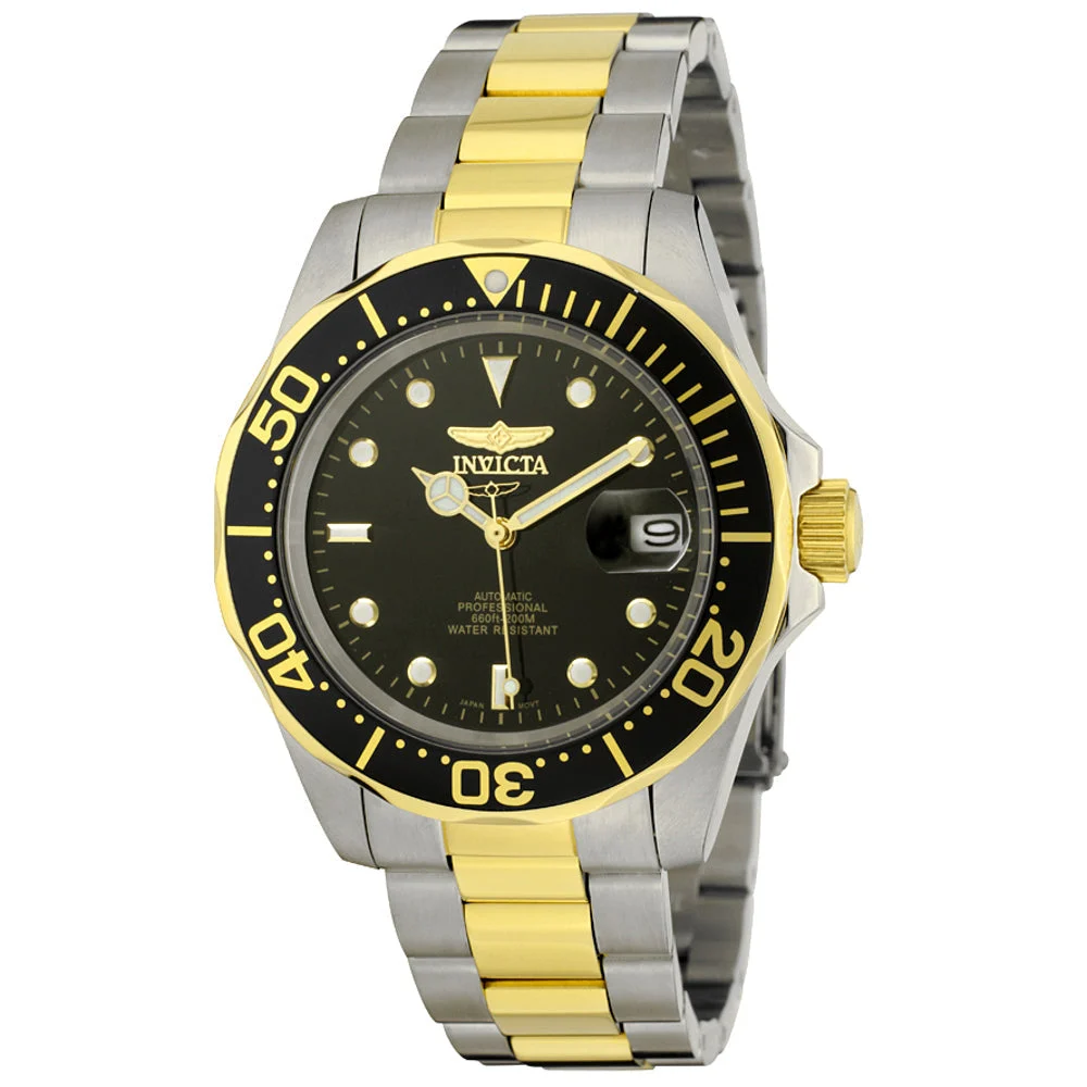Invicta Pro Diver Calyra Automatic Watch - 40mm, Steel, Gold (8927) 40 mm kol saati